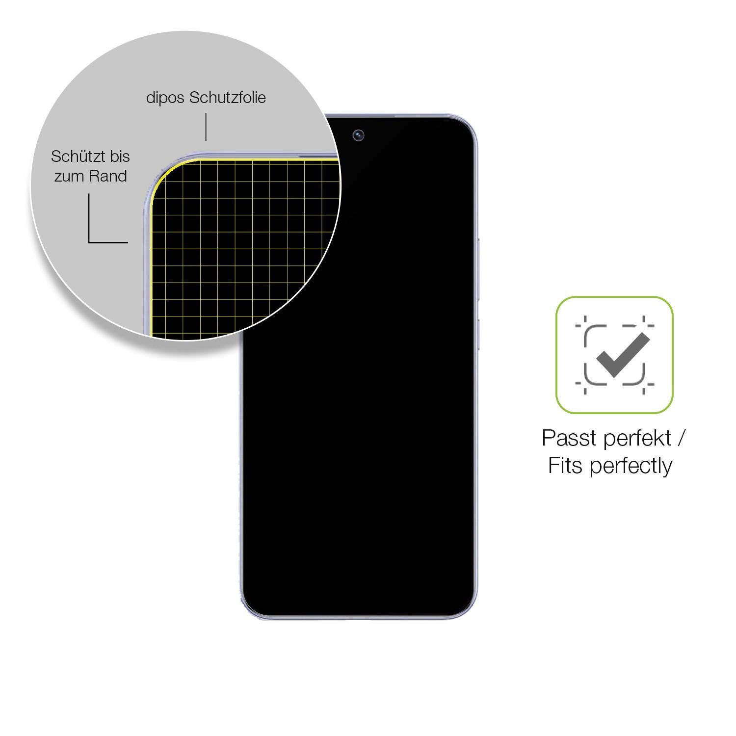 2x Full Cover Schutzfolie matt für Realme P3 Pro 5 (6)