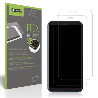 2x Full Cover Schutzfolie matt für Mobicel PX9 (1)