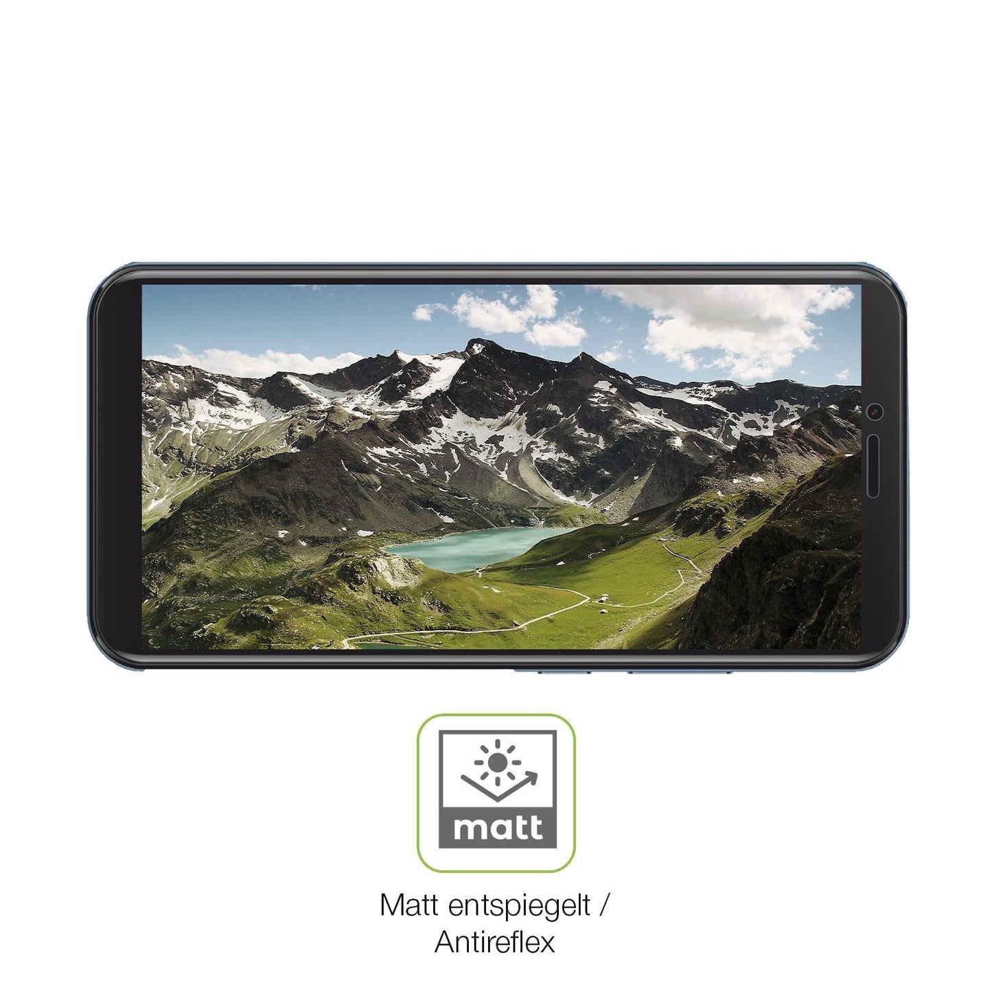 2x Full Cover Schutzfolie matt für Mobicel PX10 (5)
