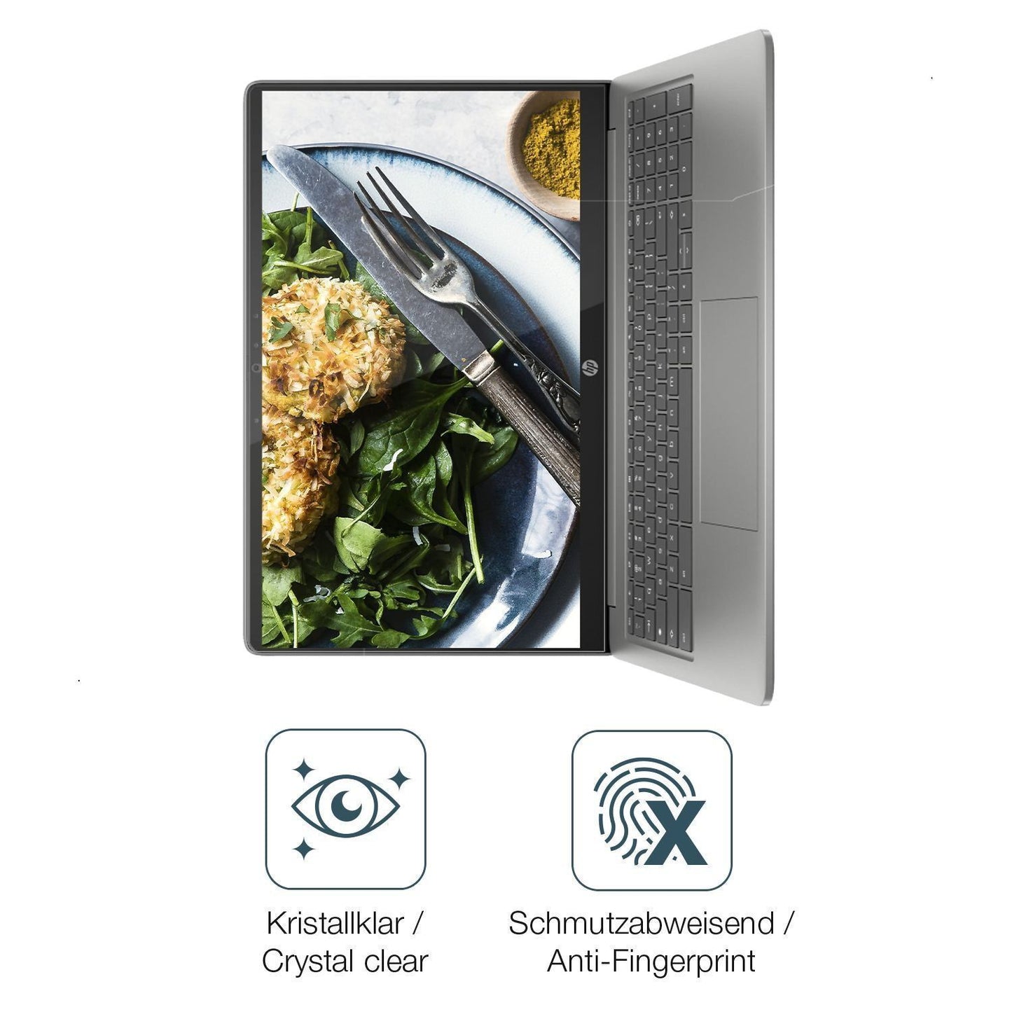 2x Schutzfolie klar für HP Chromebook Plus 15a-nb  (4)