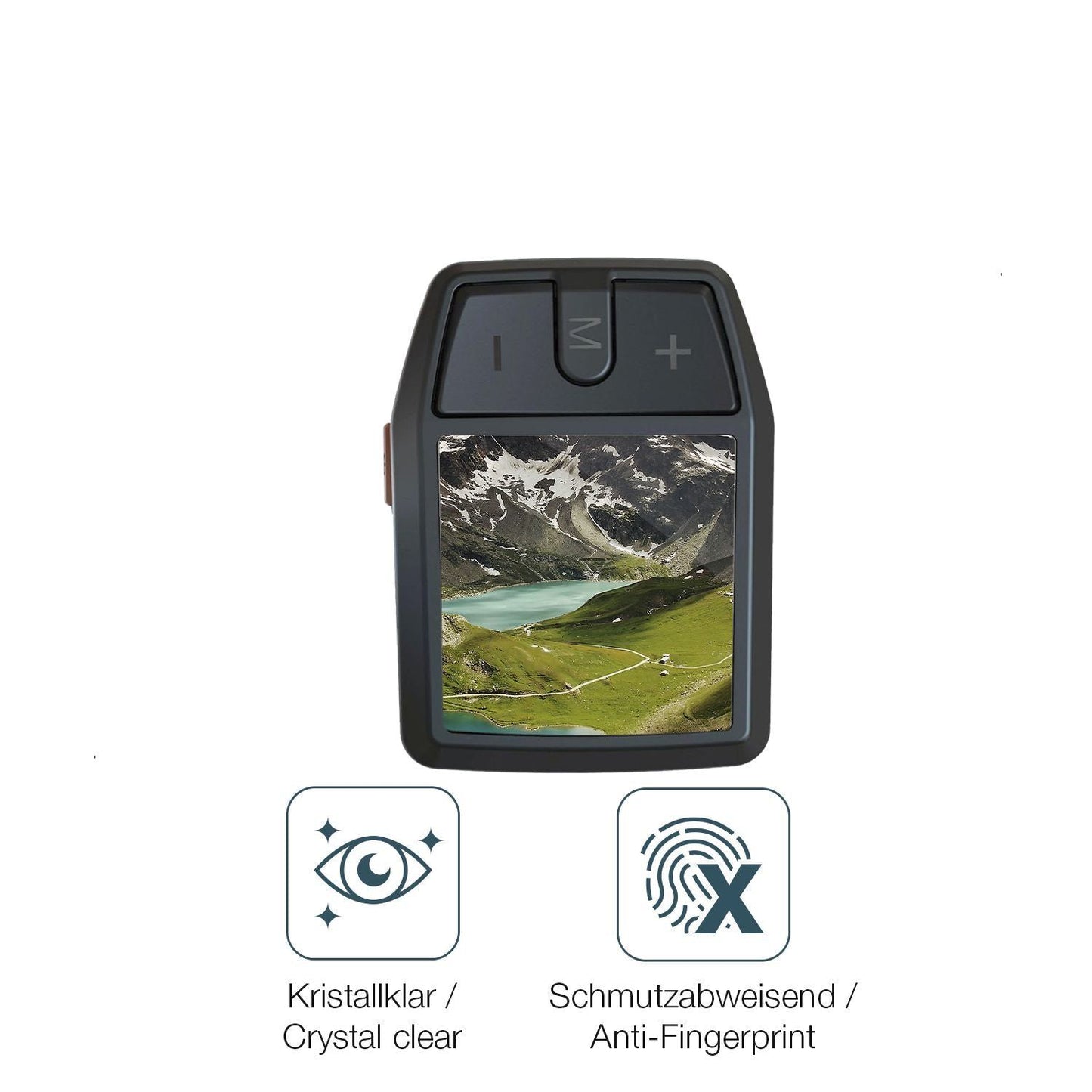 2x Schutzfolie klar für Bafang DZ41 Display-Schutz (4)