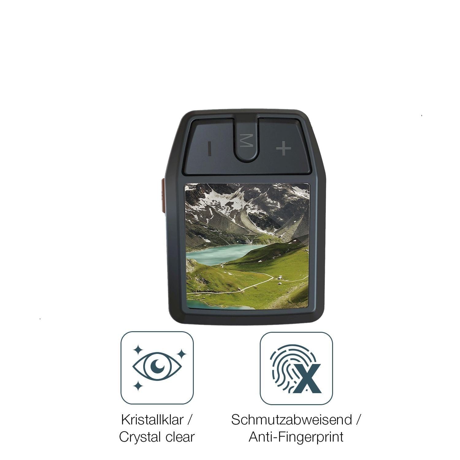 2x Schutzfolie klar für Bafang DZ41 Display-Schutz (4)