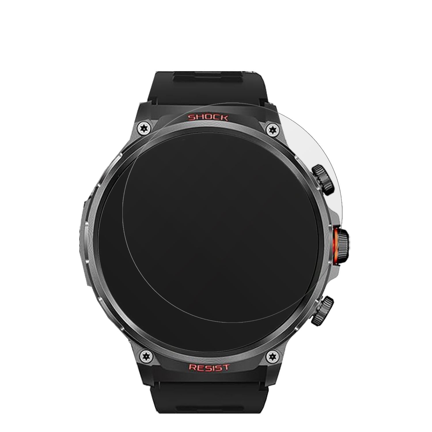 6x Schutzfolie matt für WalkerFit M6Max Display-Sc (2)