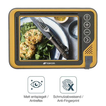 2x Schutzfolie matt für Topcon GX-55 Display-Schut (4)