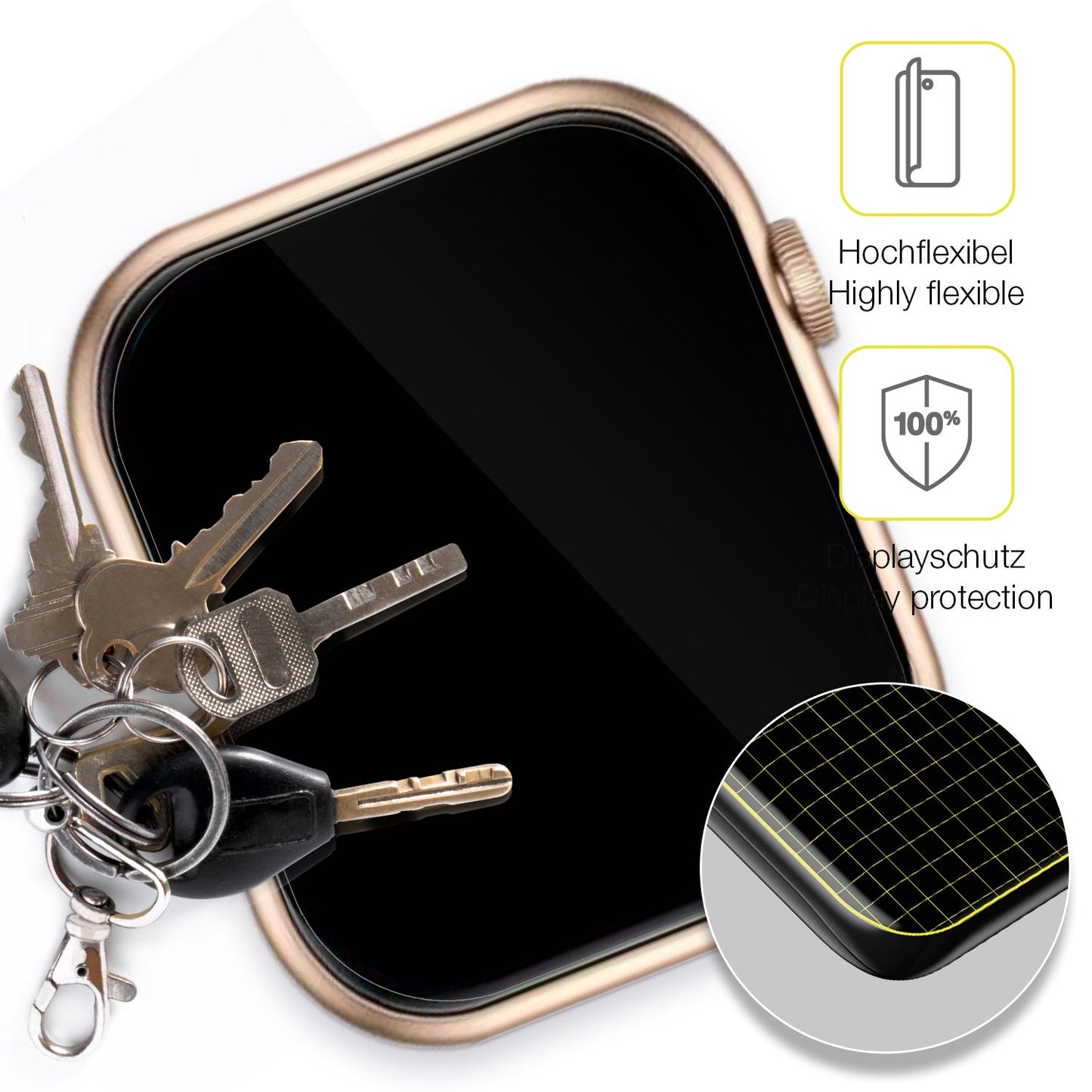 2x 3D Full Cover Schutzfolie für Livlov QX7PRO (3)