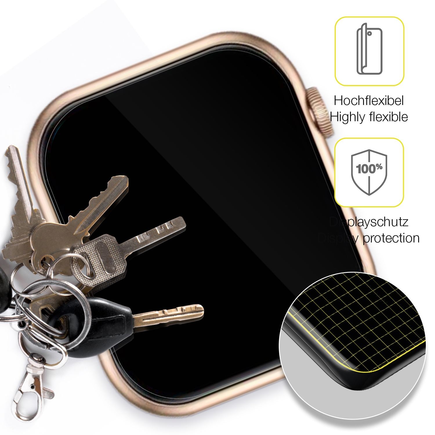 2x 3D Full Cover Schutzfolie für Livlov QX7PRO (3)