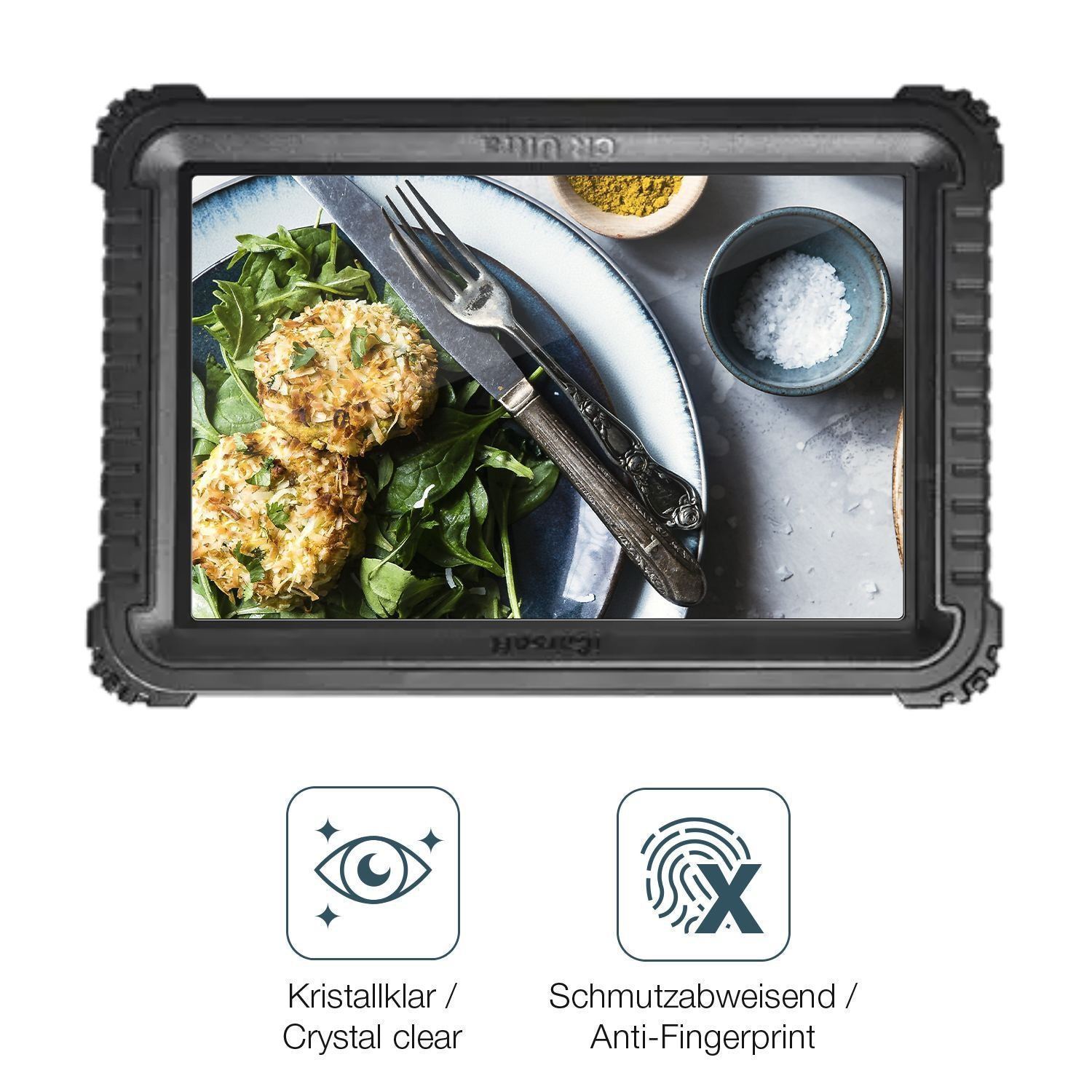 2x 9H Schutzfolie für iCarSoft CR Ultra Panzerfoli (5)