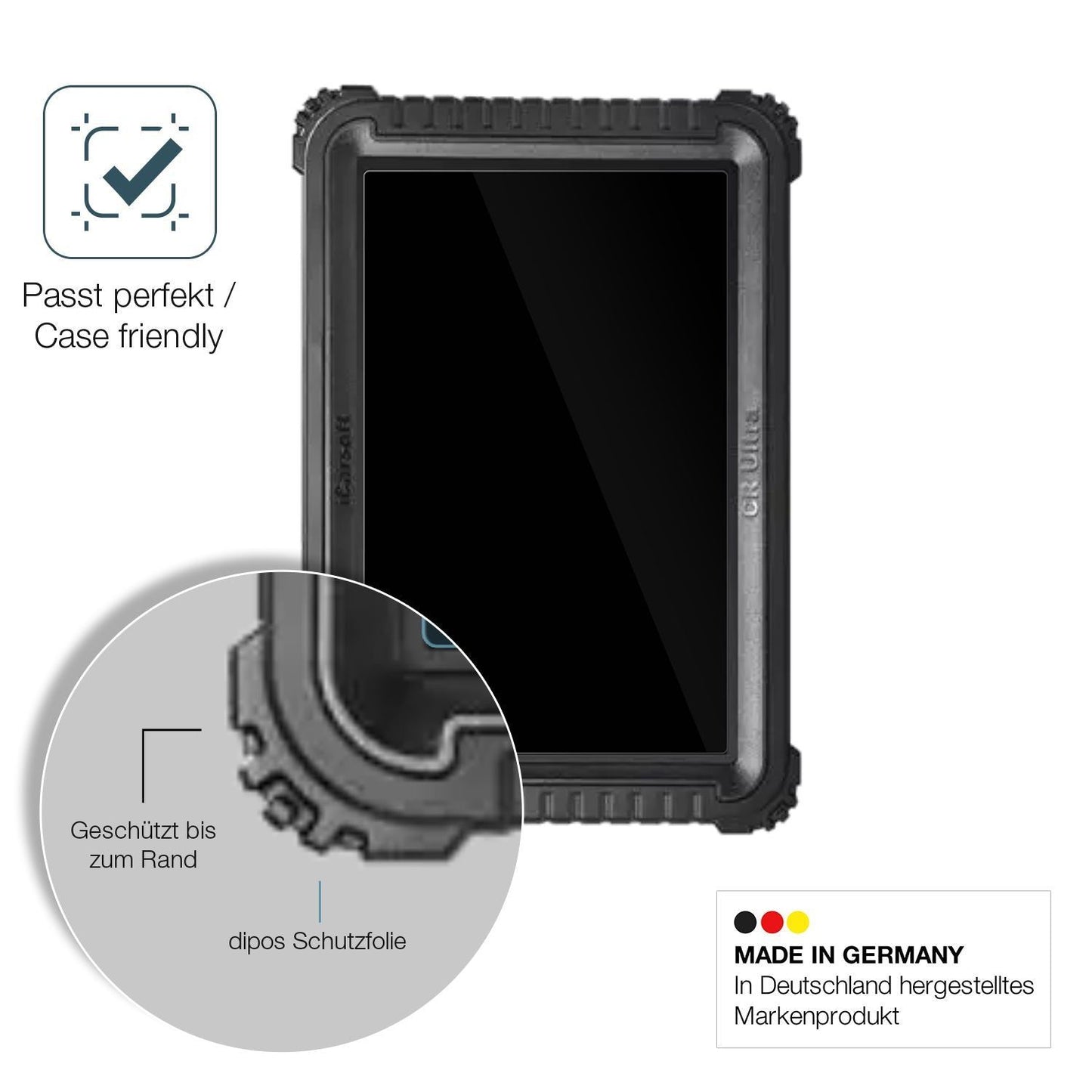 2x 9H Schutzfolie für iCarSoft CR Ultra Panzerfoli (6)