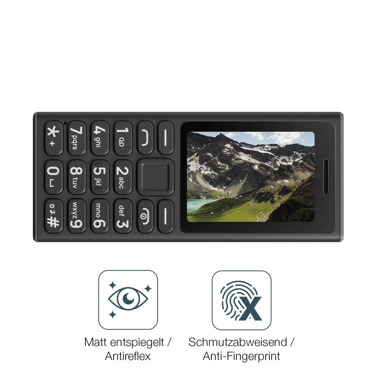 2x 9H Schutzfolie matt für HMD 110 5G Panzerfolie (5)