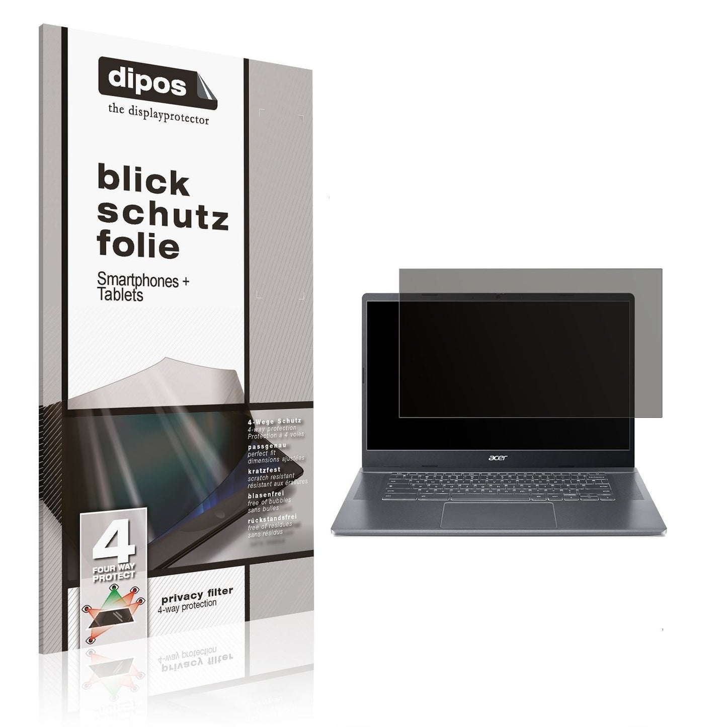 Blickschutzfolie für Acer Chromebook Plus 515 matt (1)