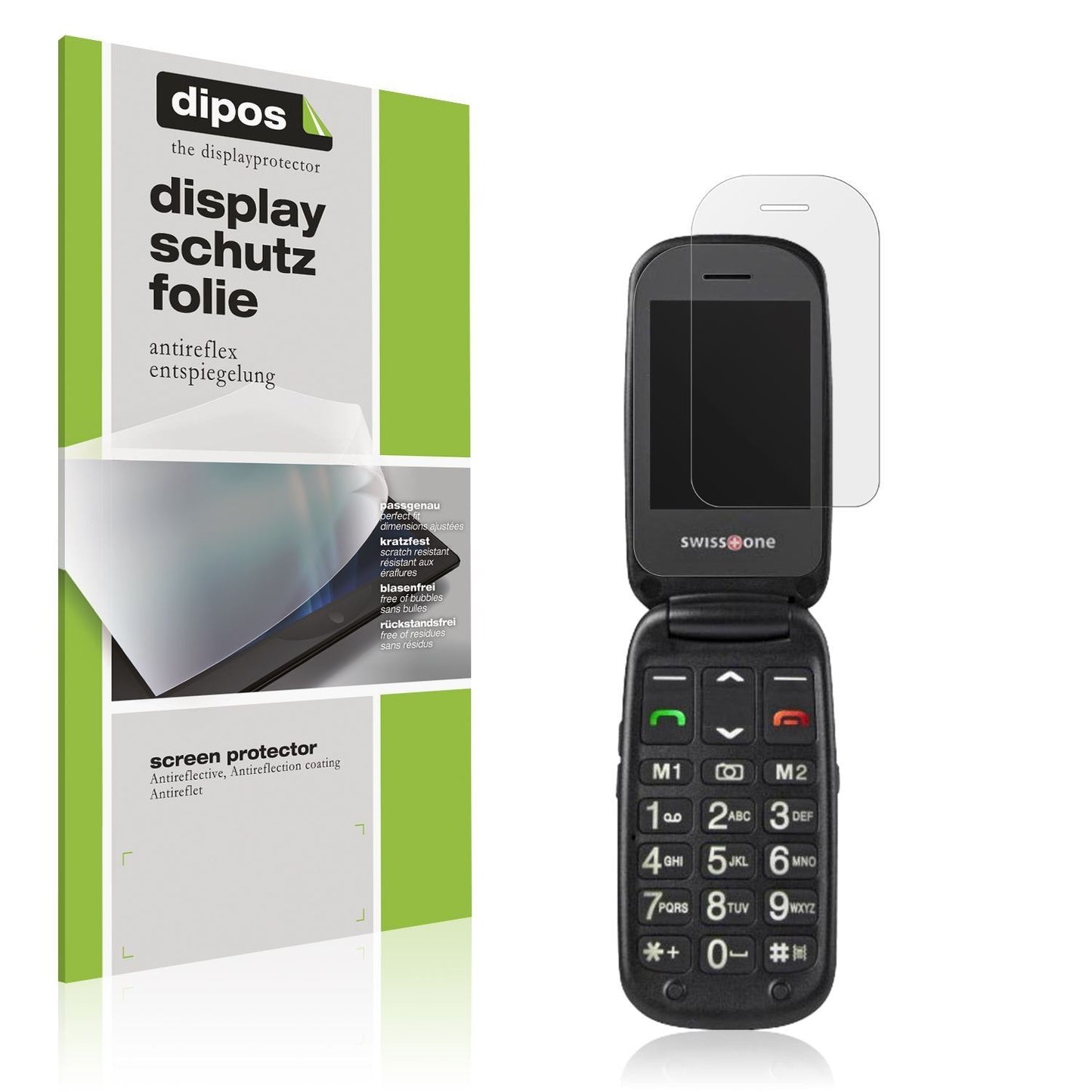 4x Schutzfolie matt für Swisstone BBM 625 Display- (1)