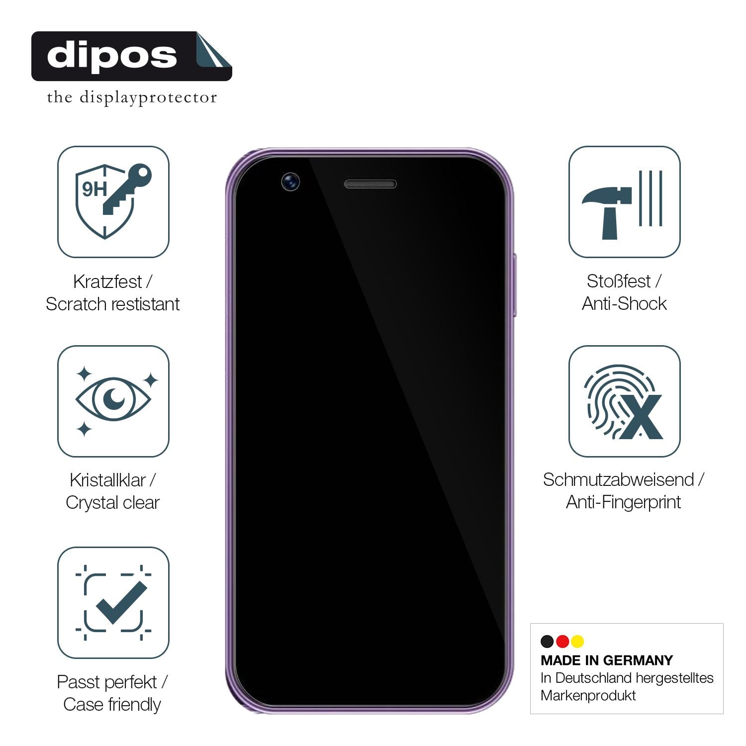 2x 9H Schutzfolie für SOYES XS16 Mini Smartphone P (7)