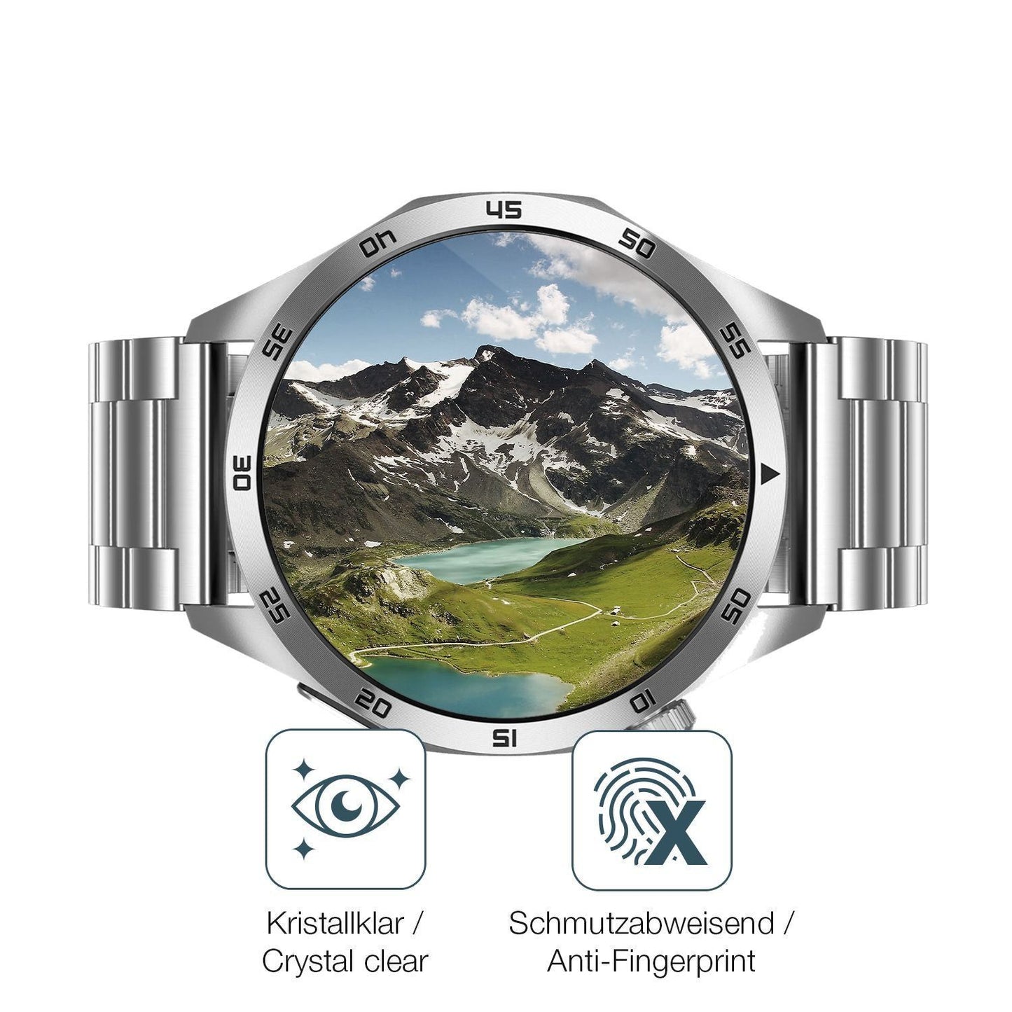 6x Schutzfolie klar für Kardena Care Pro 4 Plus ru (4)