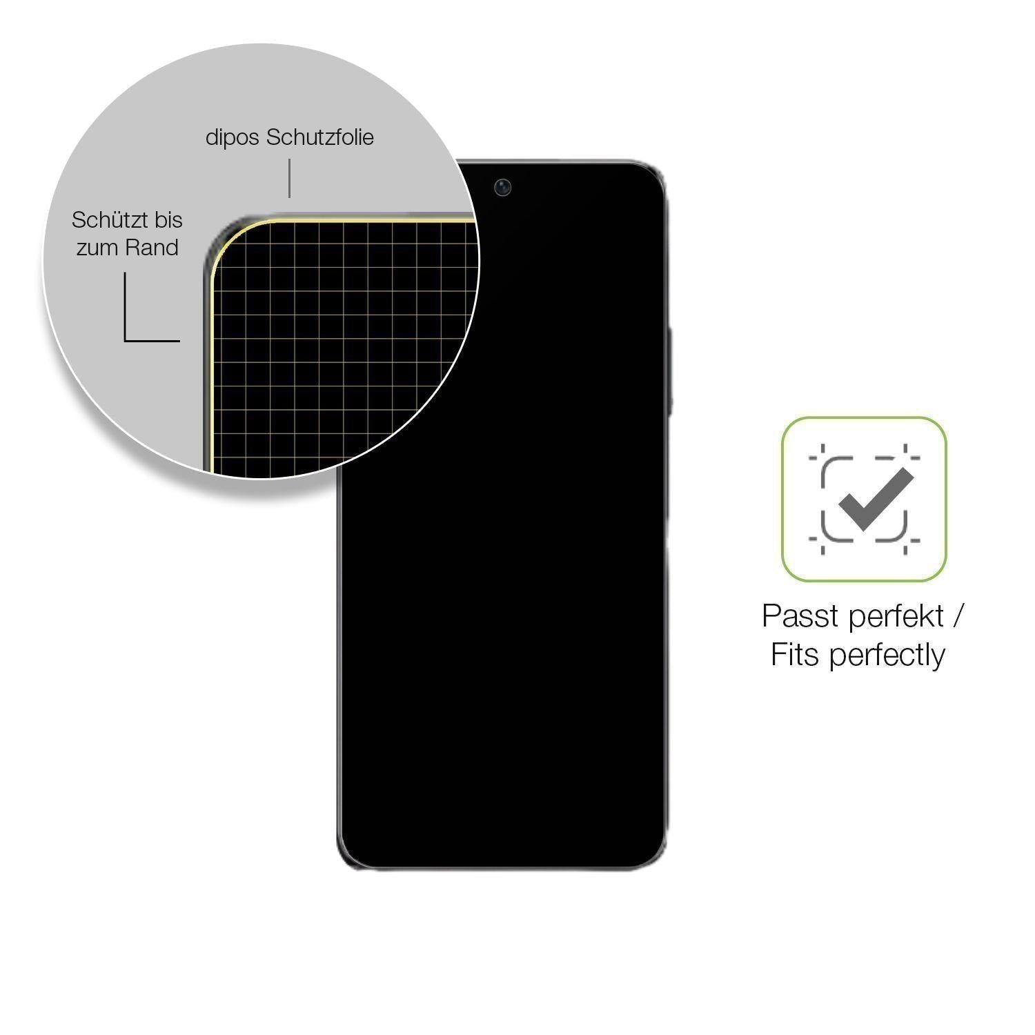 2x Full Cover Schutzfolie matt für Huawei Hi Nova  (6)