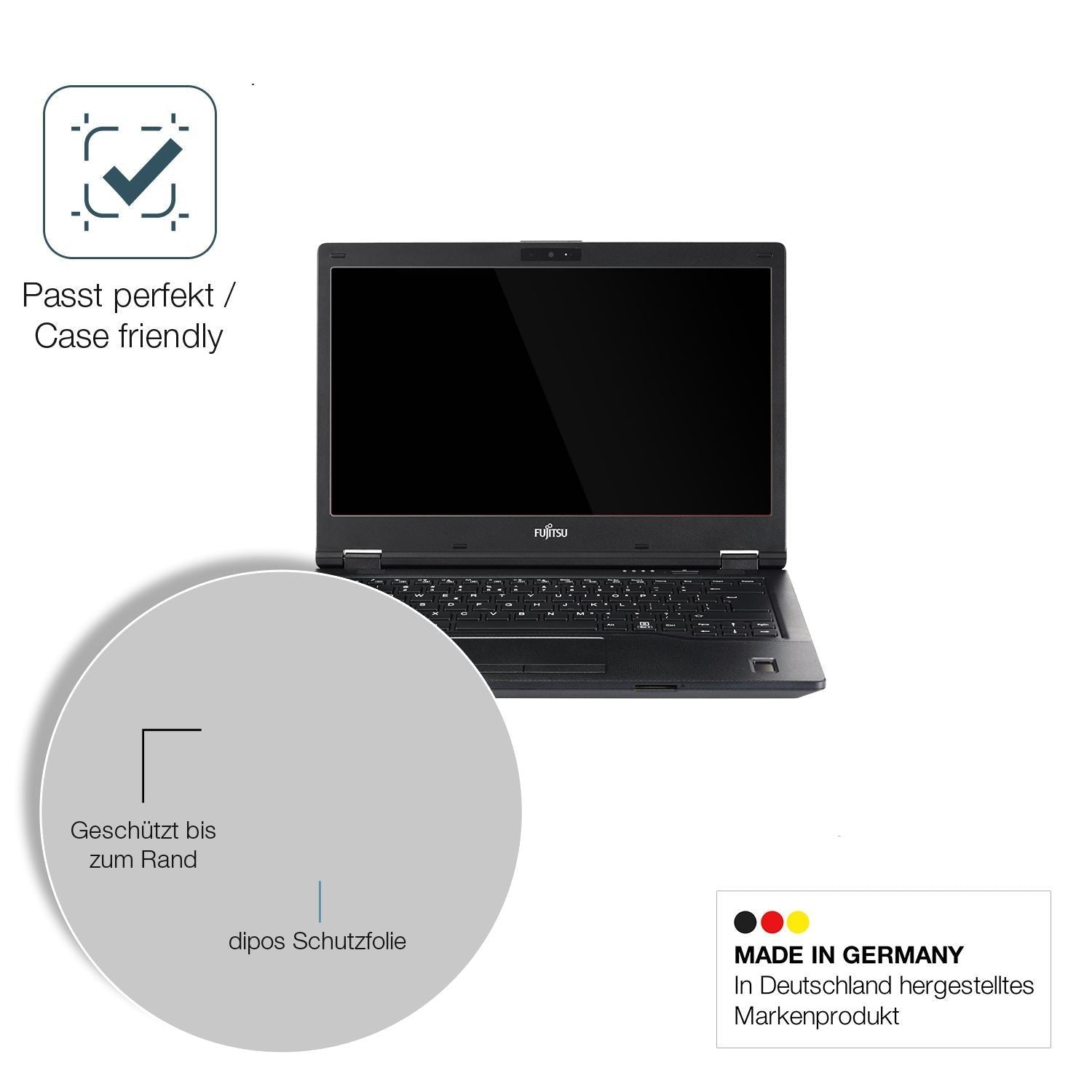 2x 9H Schutzfolie für Fujitsu Lifebook E449 14 Zol (6)