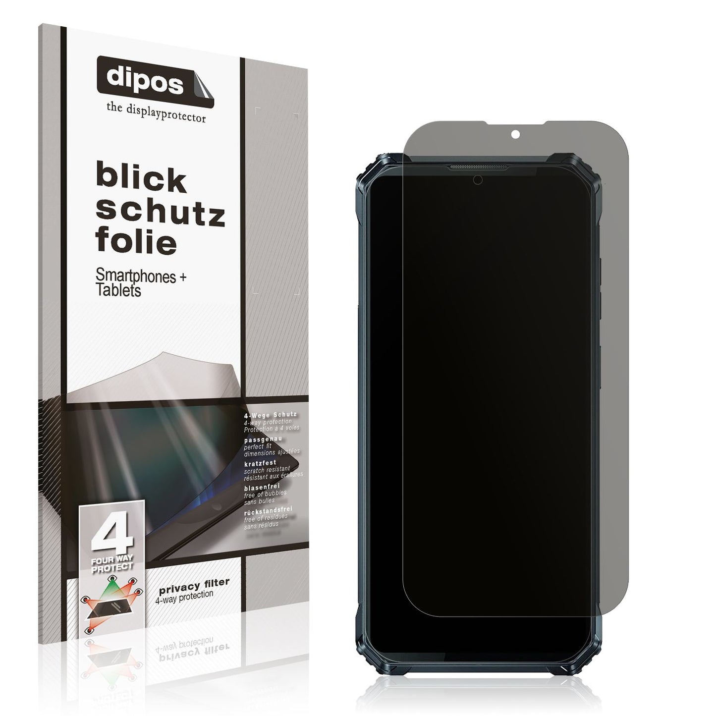 Blickschutzfolie für Oukitel WP28S matt Schutzfoli (1)