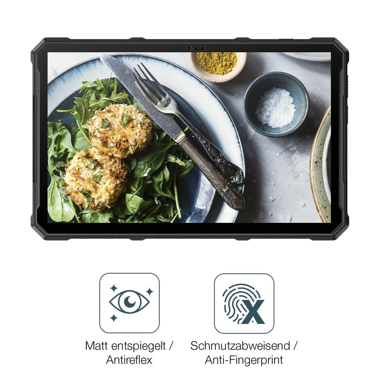 2x Schutzfolie matt für Ulefone Armor Pad 4 Ultra  (4)