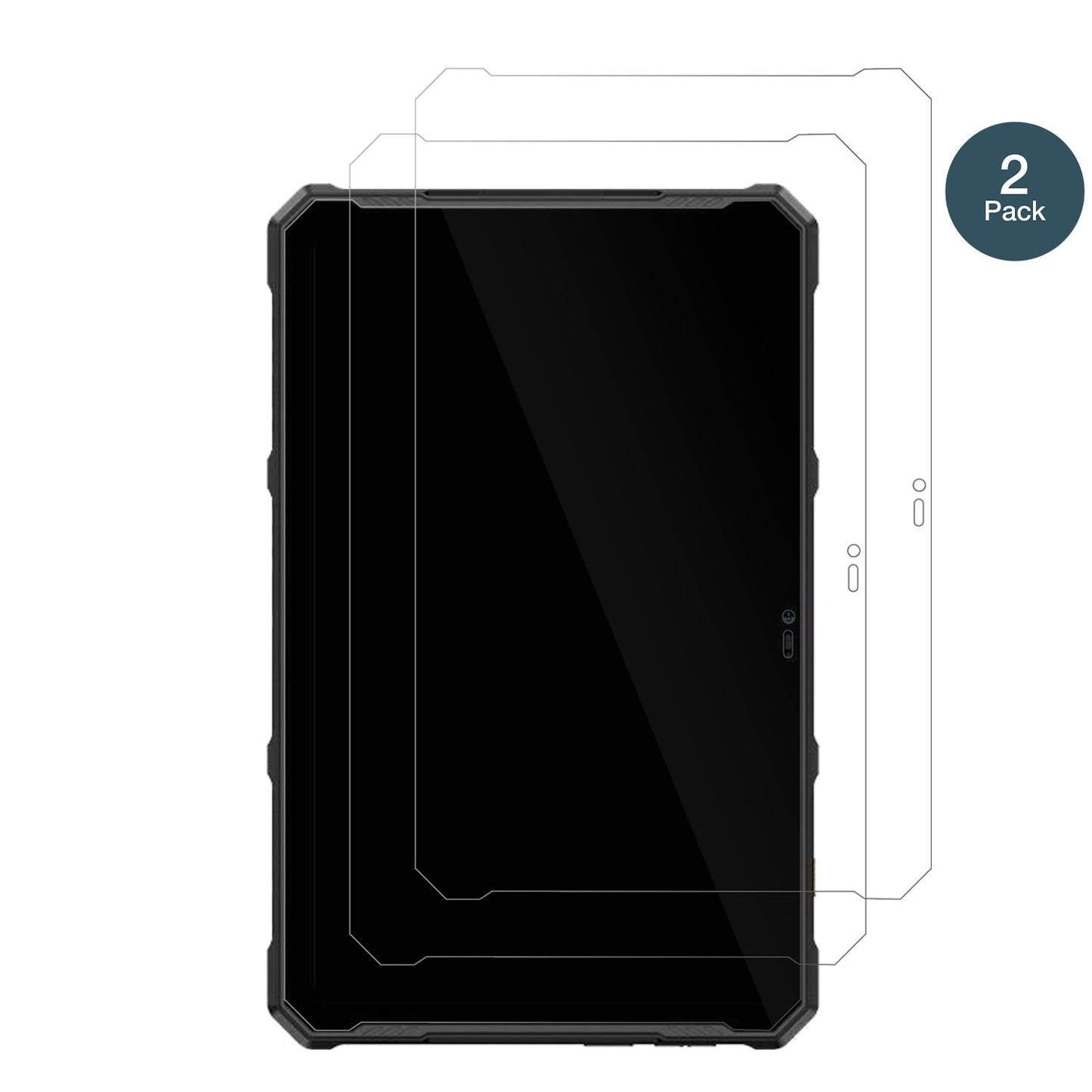 2x 9H Schutzfolie für Ulefone Armor Pad 4 Ultra 5G (2)