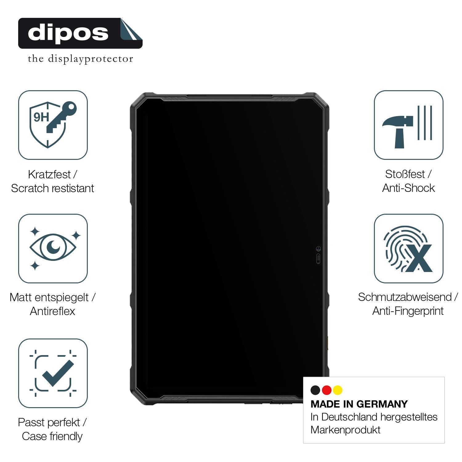 2x 9H Schutzfolie matt für Ulefone Armor Pad 4 Ult (7)