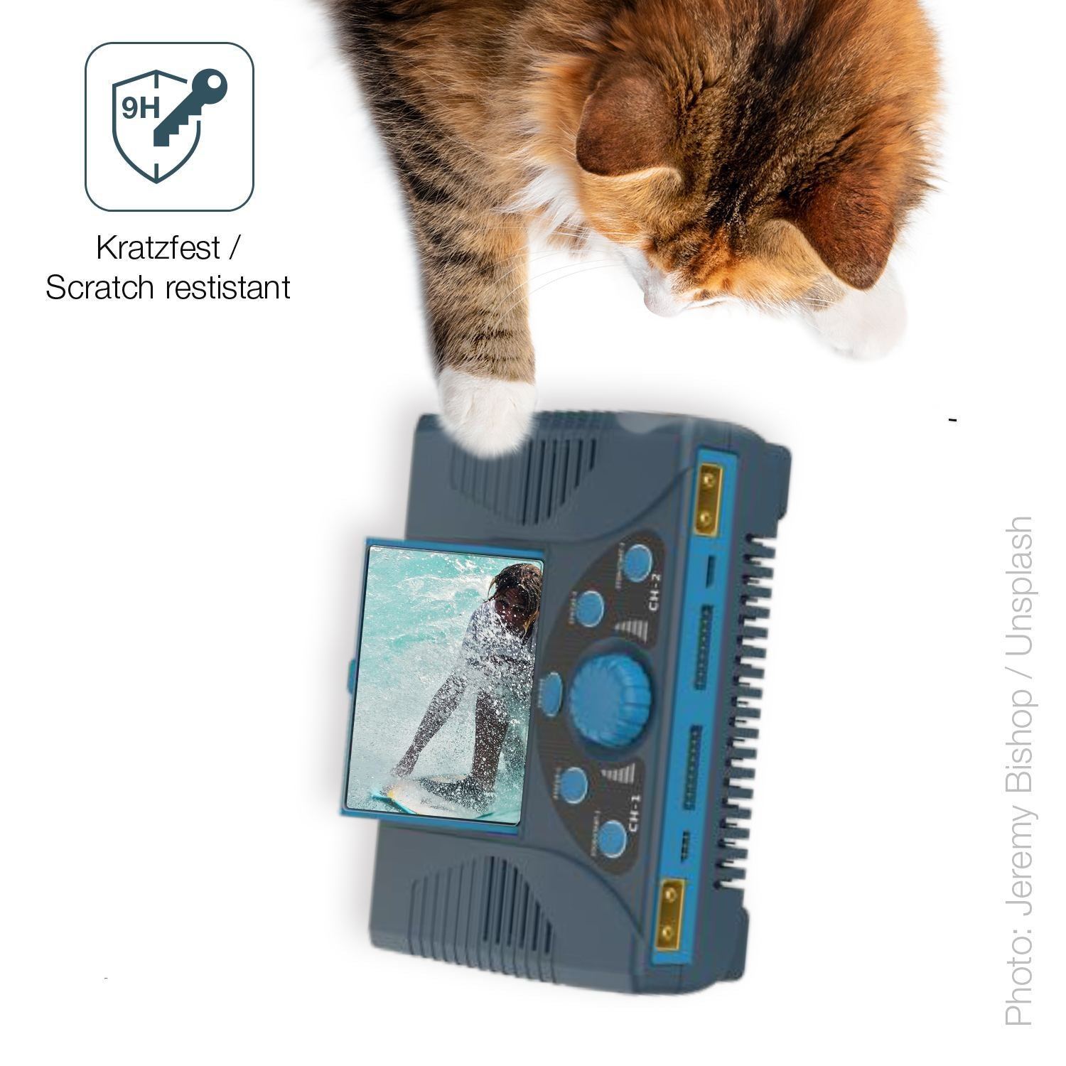 2x 9H Schutzfolie matt für Junsi iCharger 308 Duo  (3)