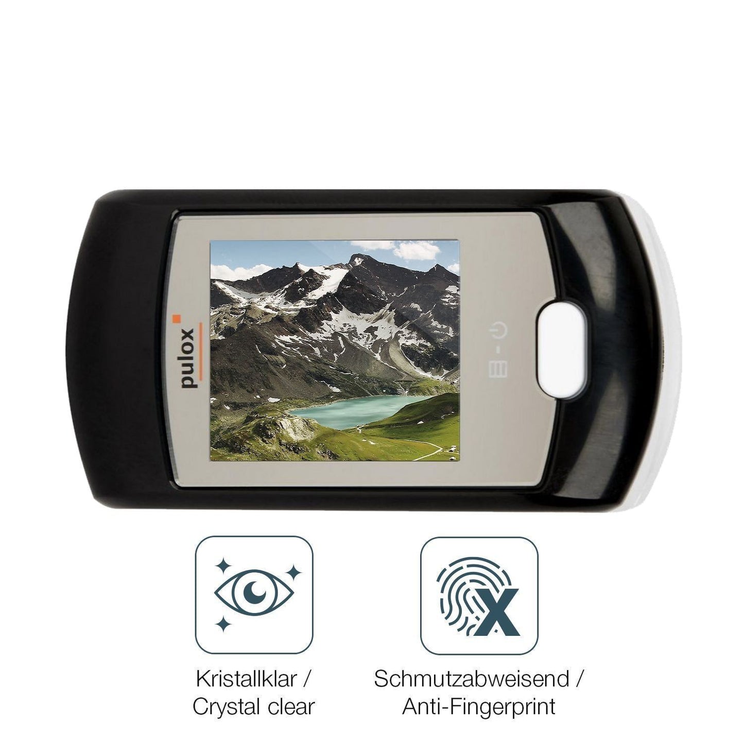 4x Schutzfolie klar für Pulox PO-200A Display-Schu (4)