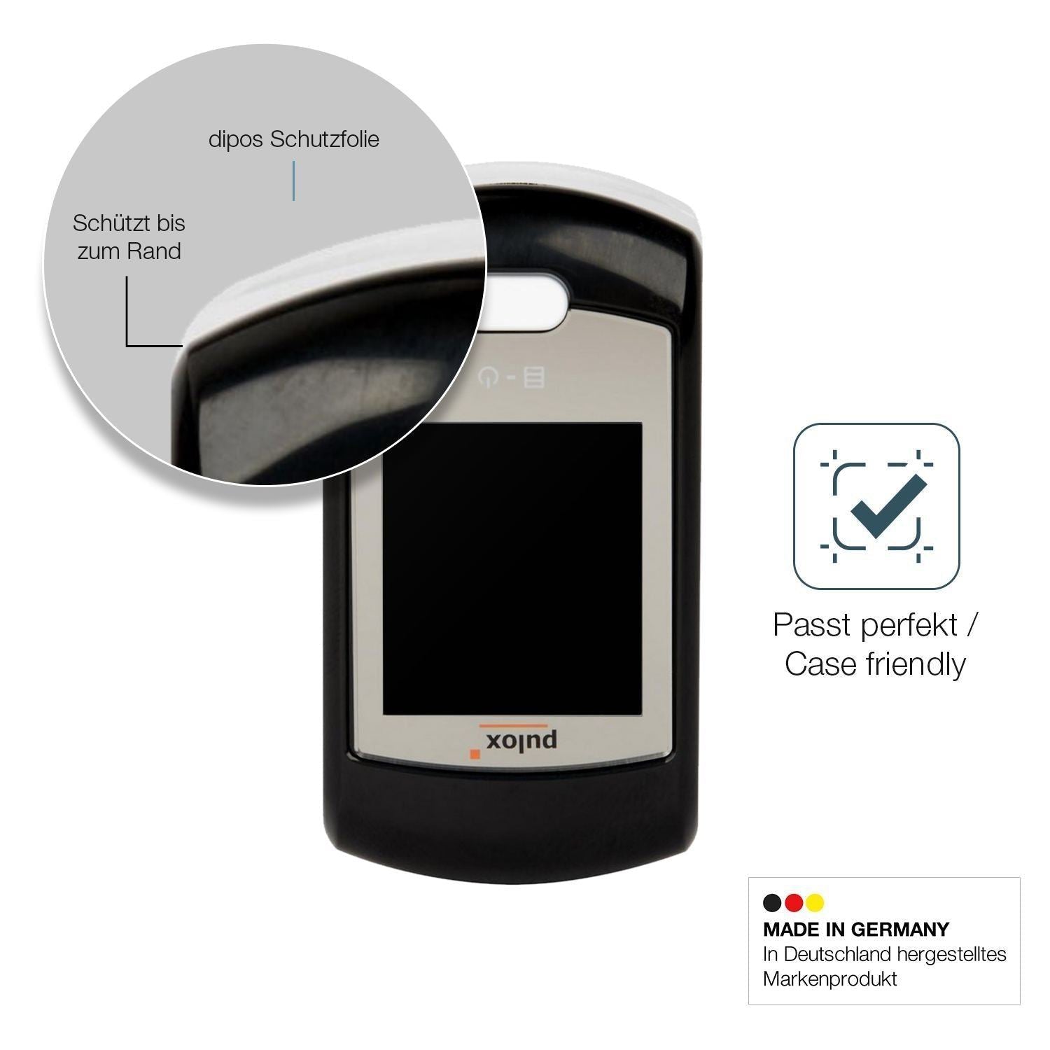 2x 9H Schutzfolie matt für Pulox PO-200A Panzerfol (6)