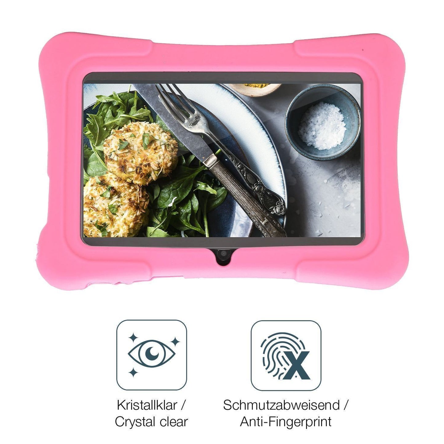 2x Schutzfolie klar für Plyisty Kids Tablet 7 Zoll (4)