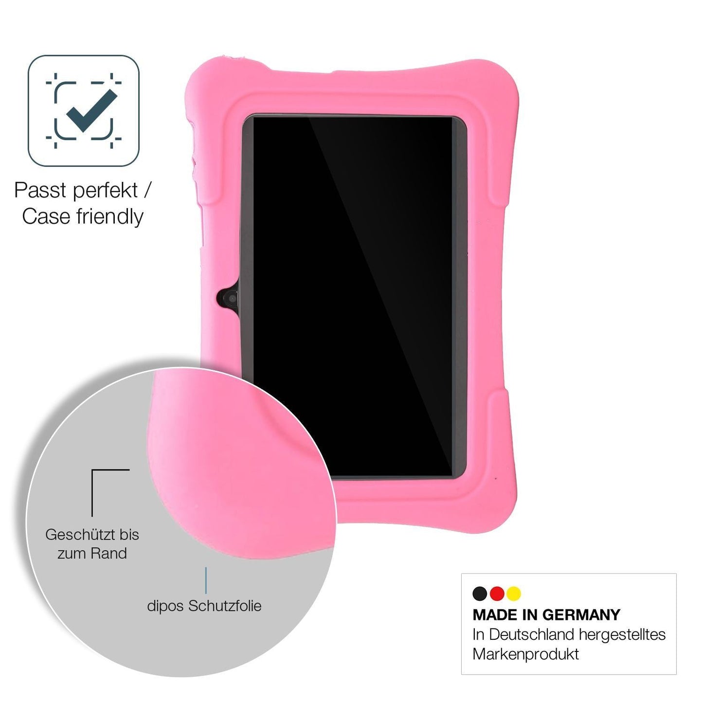 2x 9H Schutzfolie für Plyisty Kids Tablet 7 Zoll P (6)