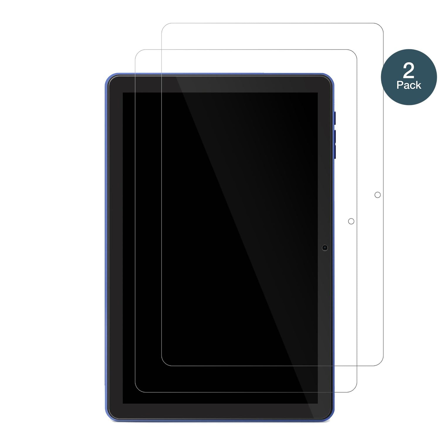 2x 9H Schutzfolie für Pritom 10 Zoll Tablet Panzer (2)