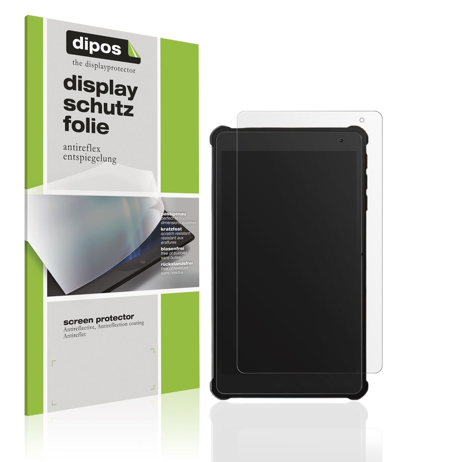 2x Schutzfolie matt für Pritom 7 Zoll Tablet Displ (1)