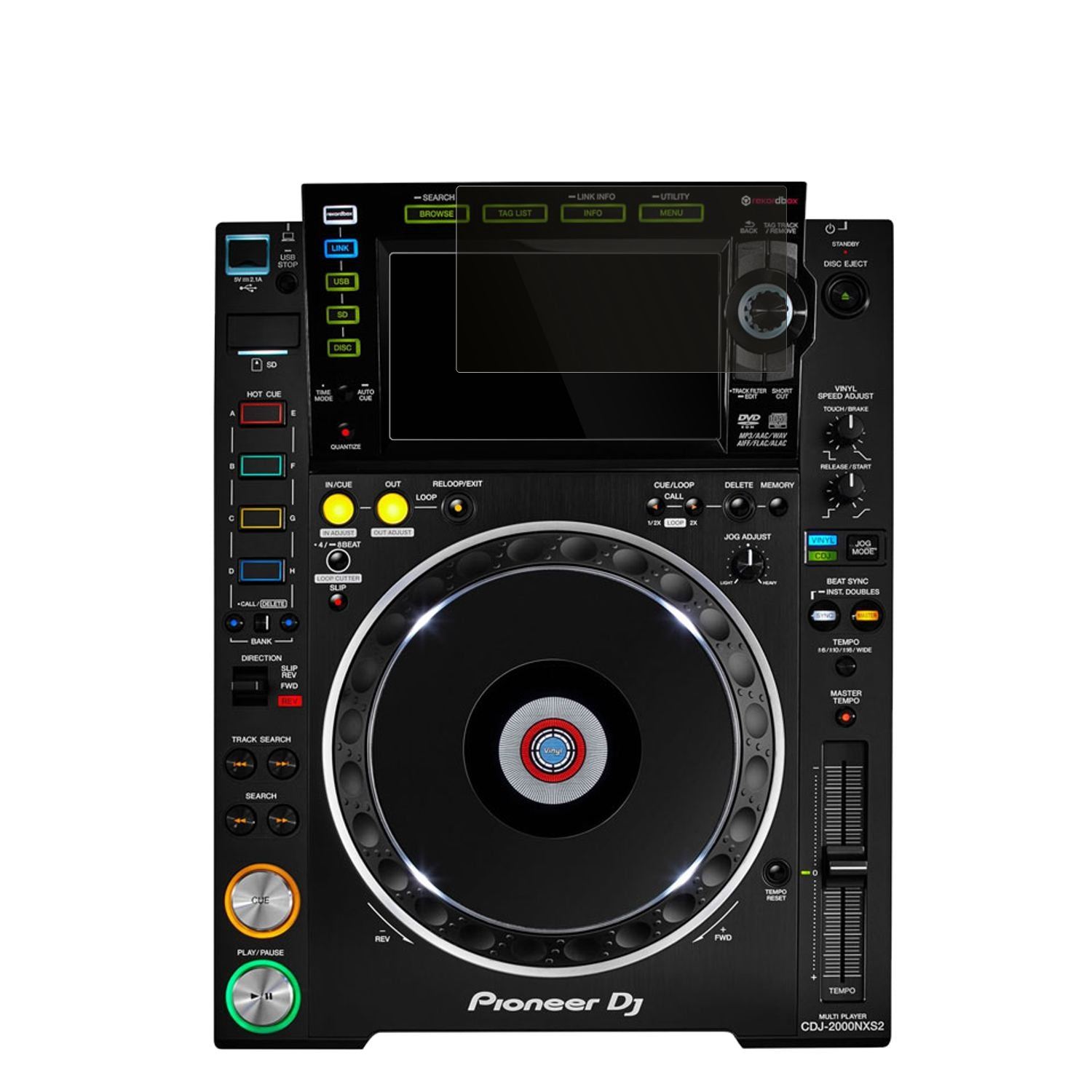 Blickschutzfolie für Pioneer CDJ-2000NXS2 Display  (2)