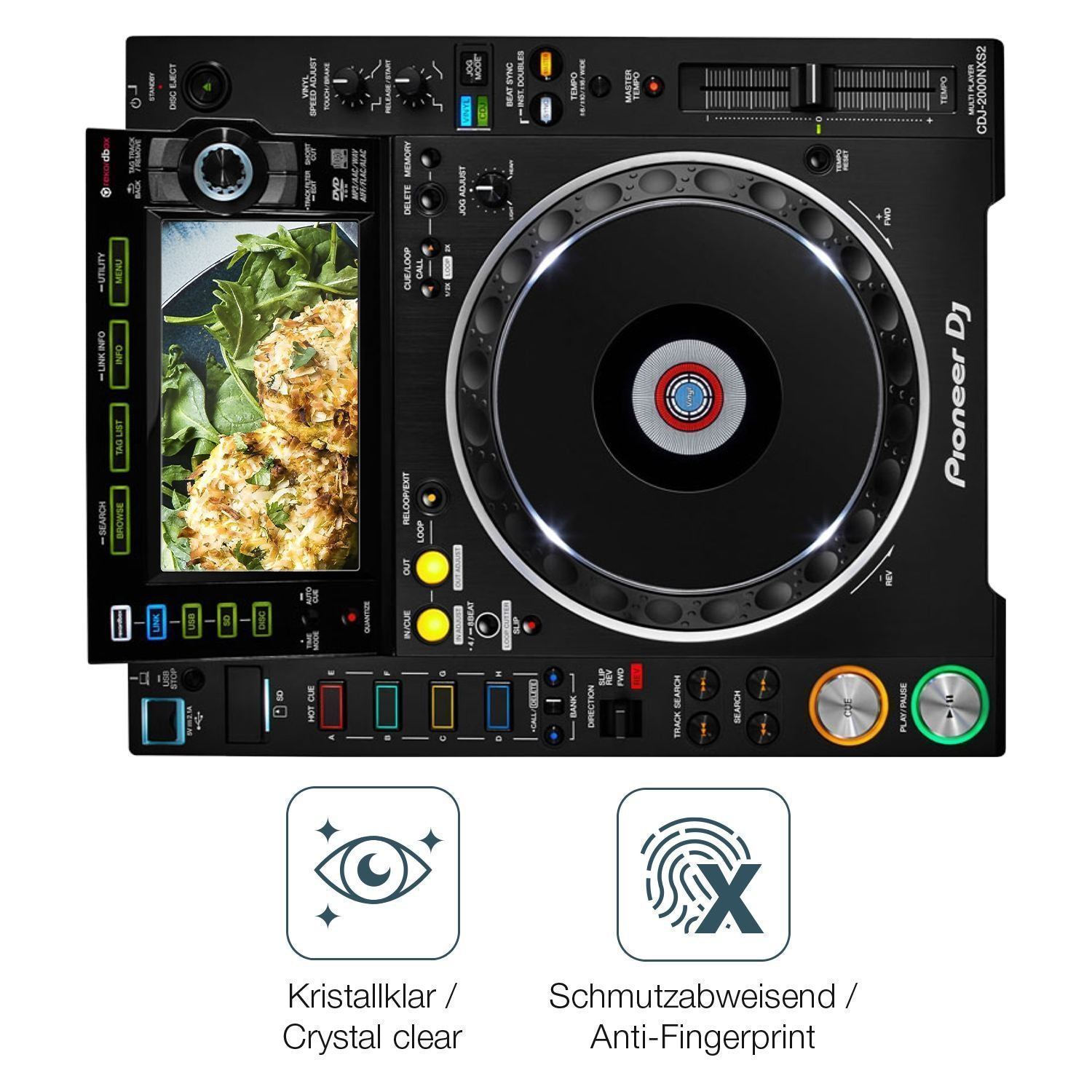 2x 9H Schutzfolie für Pioneer CDJ-2000NXS2 Display (5)