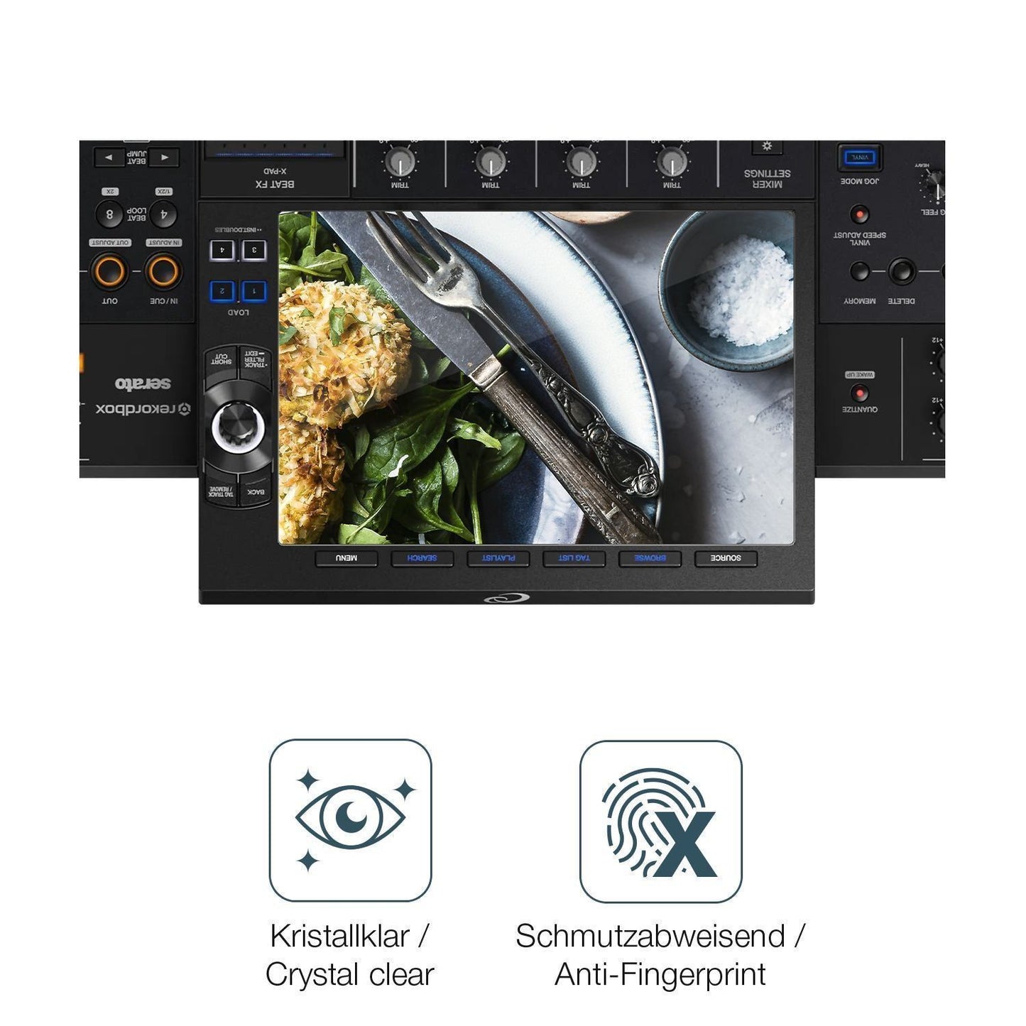 2x Schutzfolie klar für Pioneer XDJ-AZ Display-Sch (4)