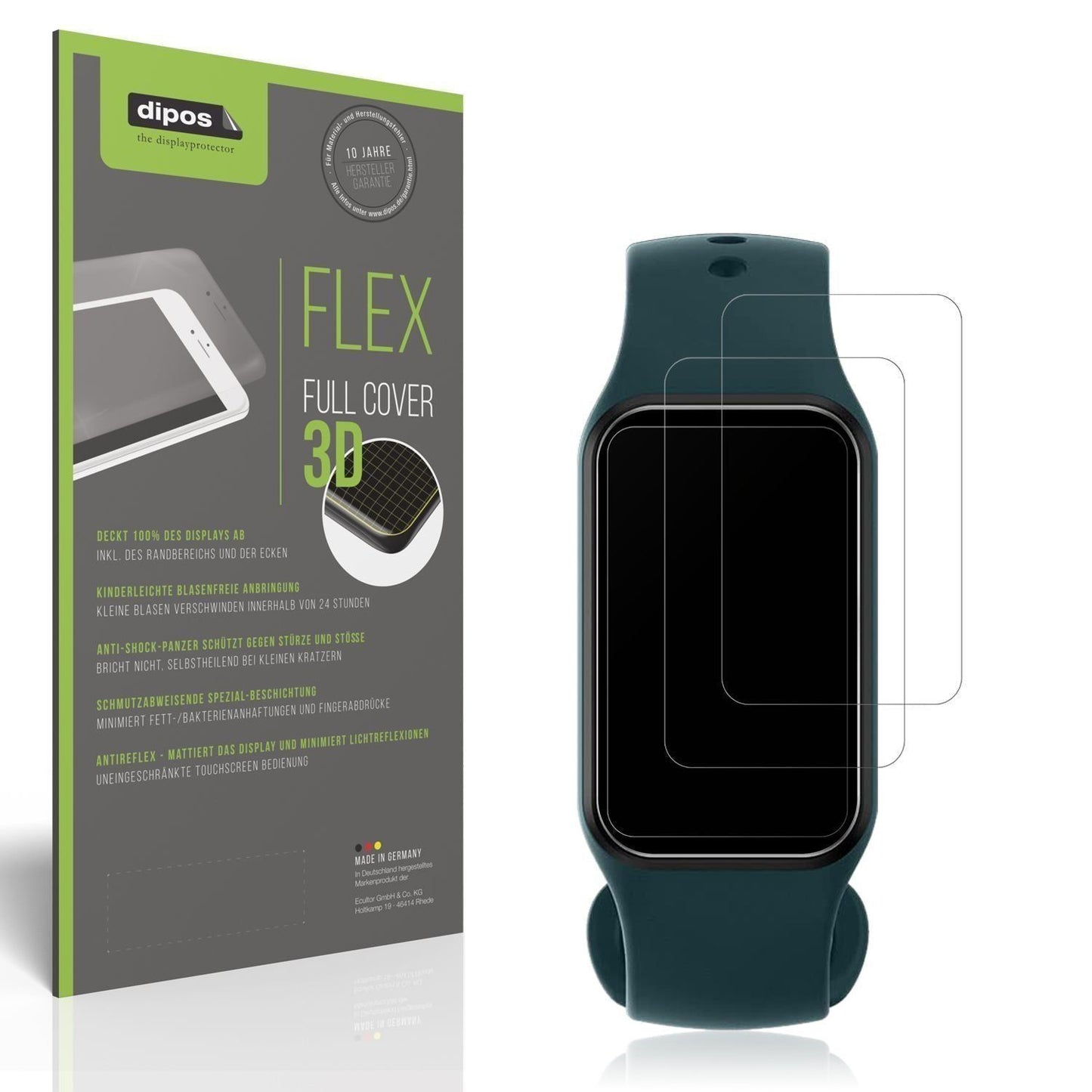 2x Full Cover Schutzfolie matt für Blackview R10 S (1)