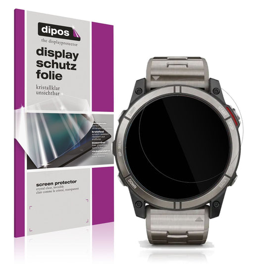 6x Schutzfolie klar für Garmin quatix 7X Display-S (1)