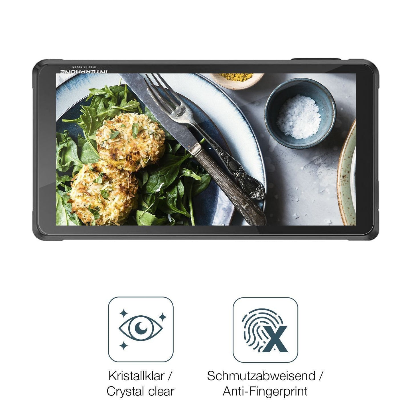 2x Schutzfolie klar für Interphone RideSync Displa (4)