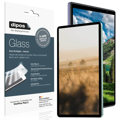 2x 9H Schutzfolie für OnePlus Pad 2 Panzerfolie (1)