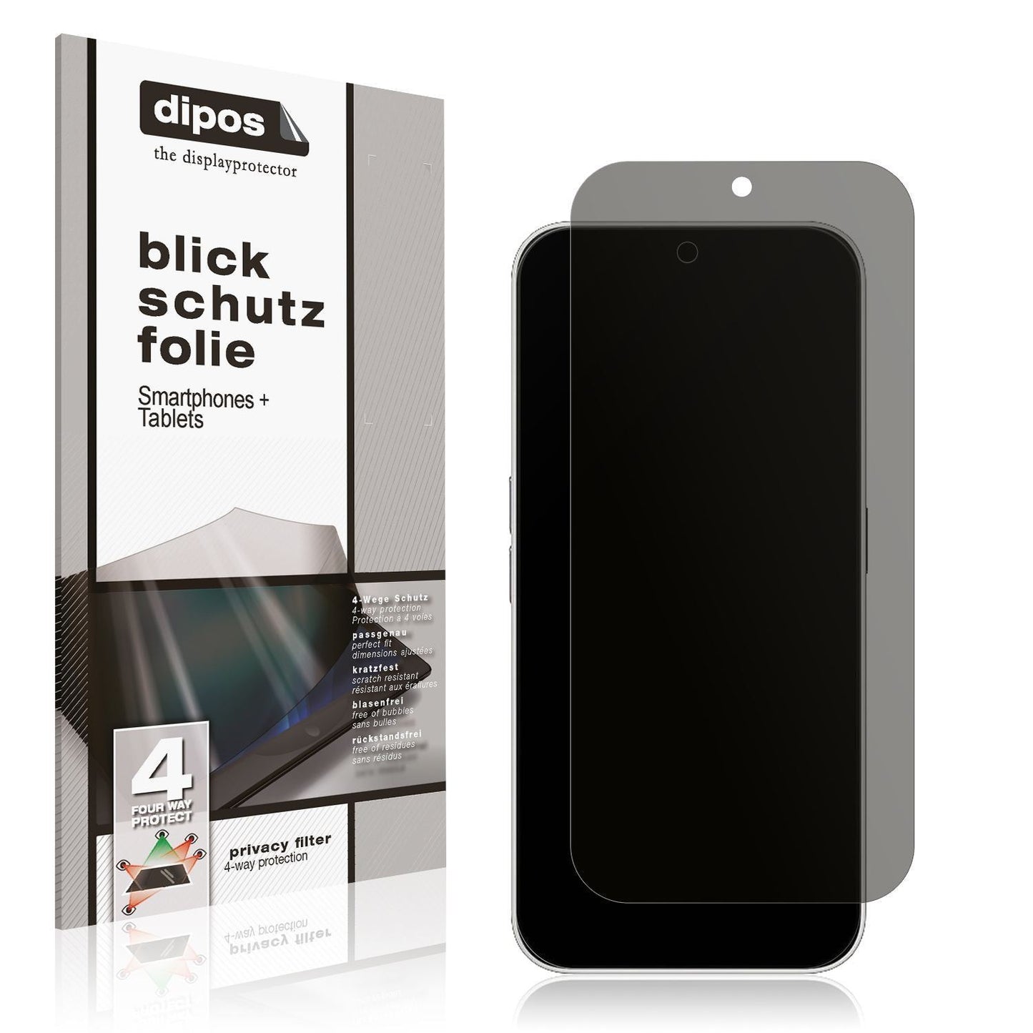 Blickschutzfolie für Nothing Phone 3a Pro matt Sch (1)