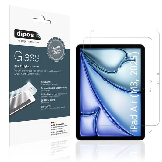 2x 9H Schutzfolie matt für Apple iPad Air 11 Zoll  (1)