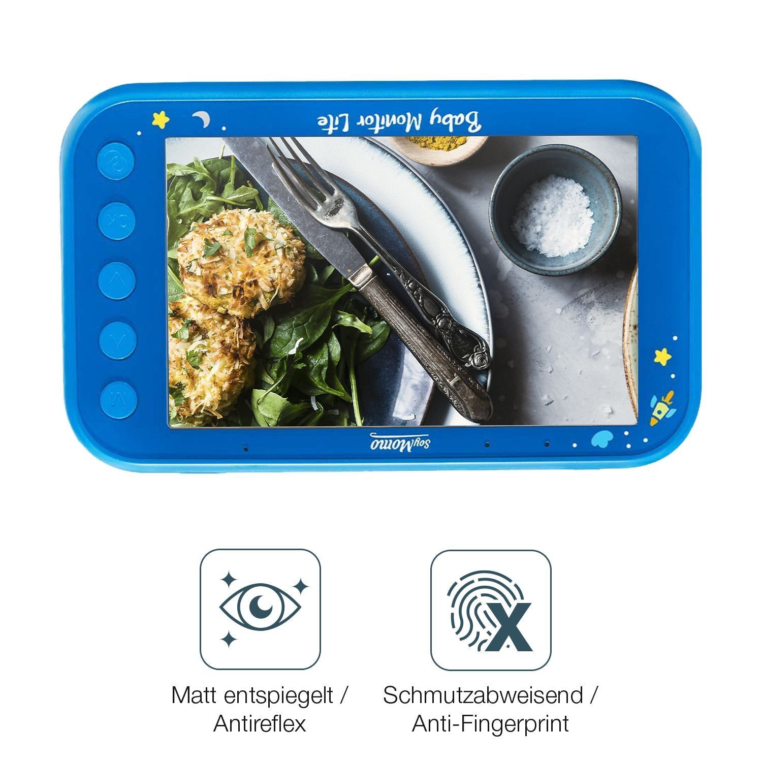 2x Schutzfolie matt für SoyMomo Baby Monitor Lite  (4)