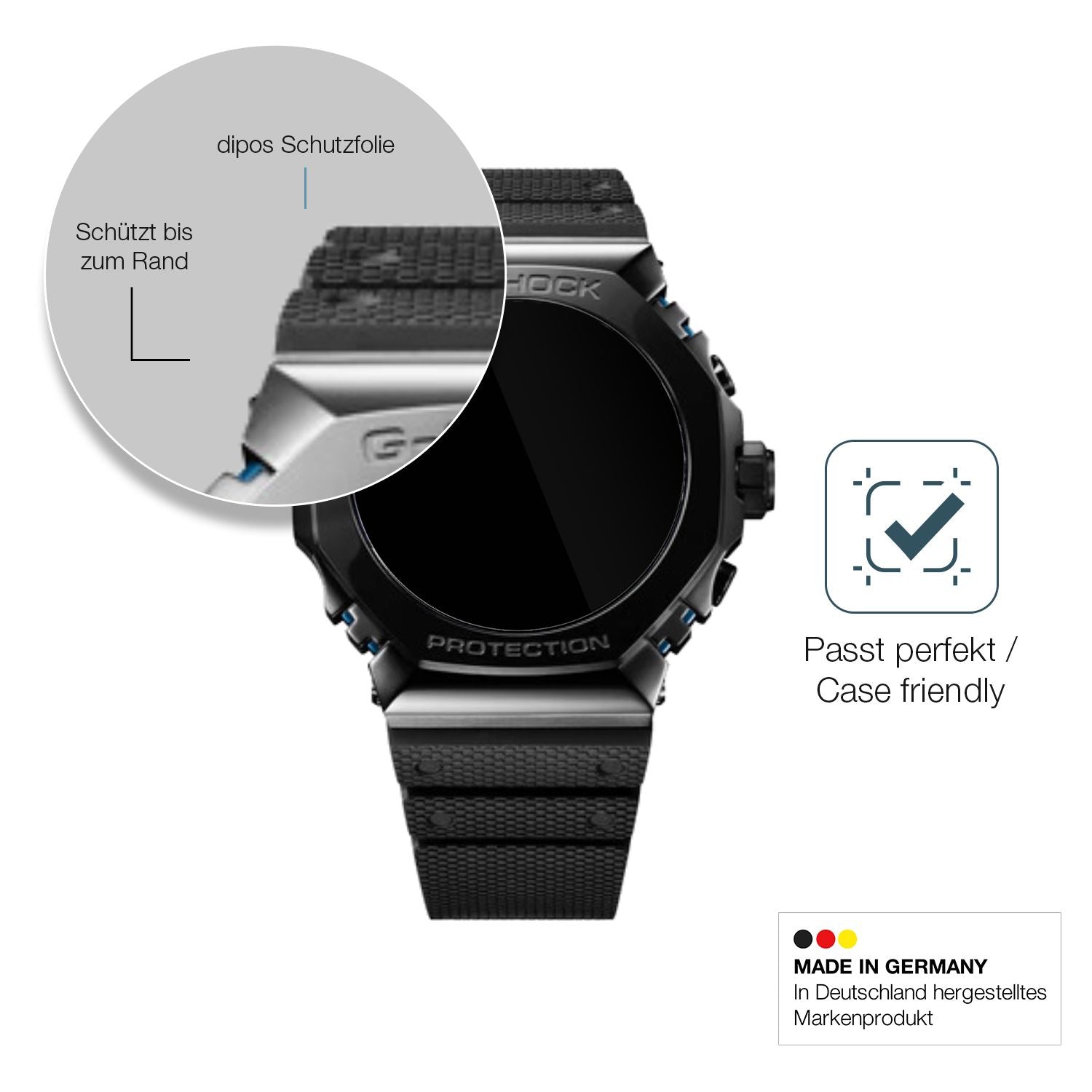 2x 9H Schutzfolie für Casio G-Shock MRG-B2100R Pan (6)