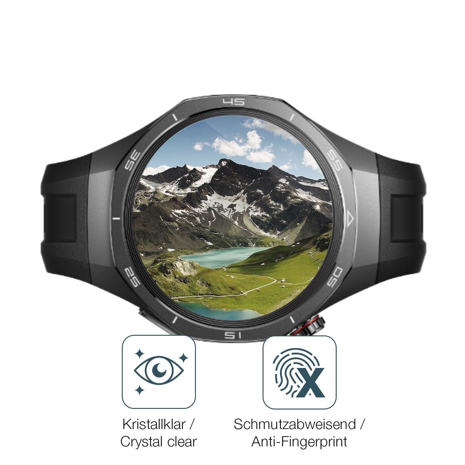 2x 9H Schutzfolie für Huawei Watch GT5 41mm Panzer (6)