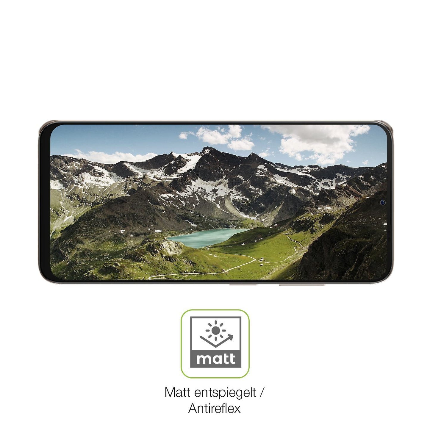 2x Full Cover Schutzfolie matt für BLU Bold K5 (5)