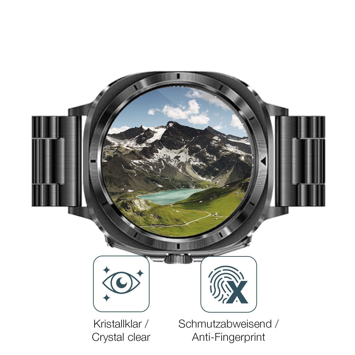6x Schutzfolie klar für Fohatu ET492 Display-Schut (4)