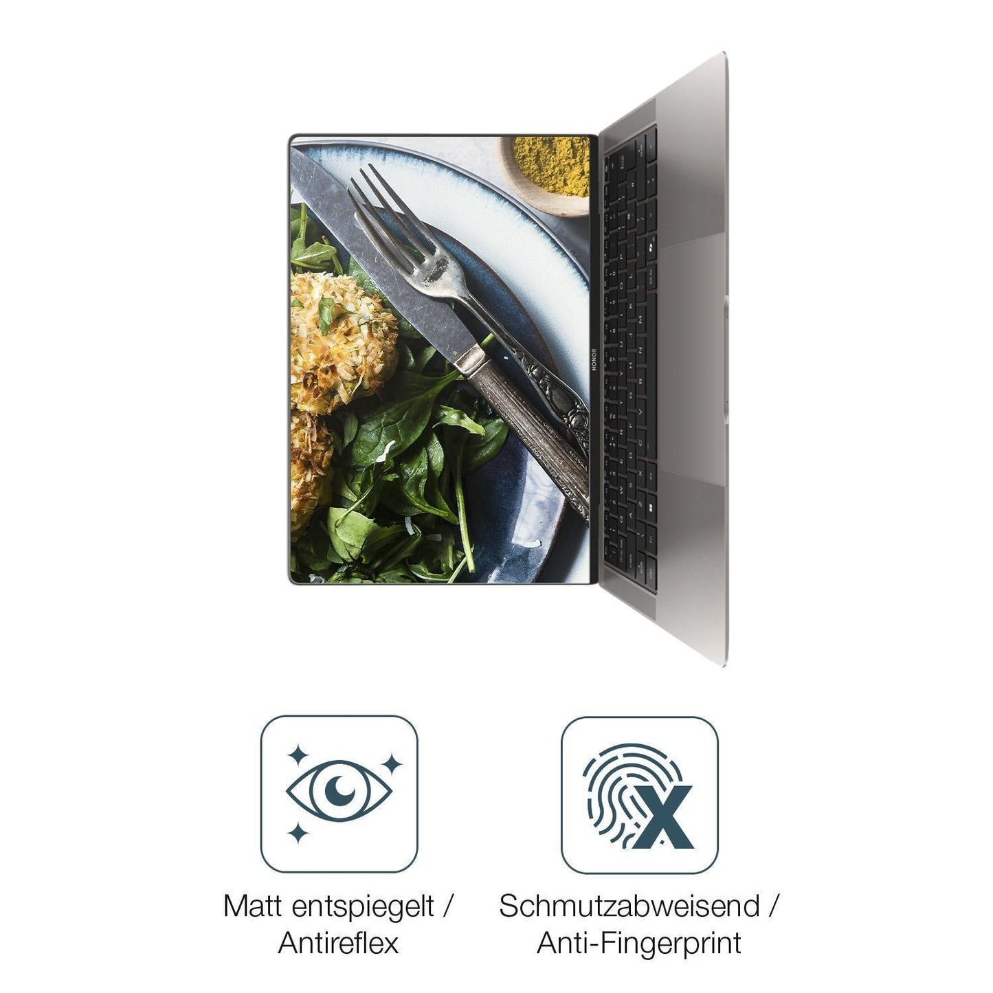 2x Schutzfolie matt für Honor MagicBook Pro 14 Dis (4)