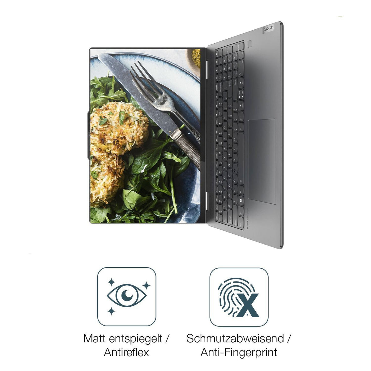 2x 9H Schutzfolie matt für Lenovo Yoga Pro 9 Aura  (5)