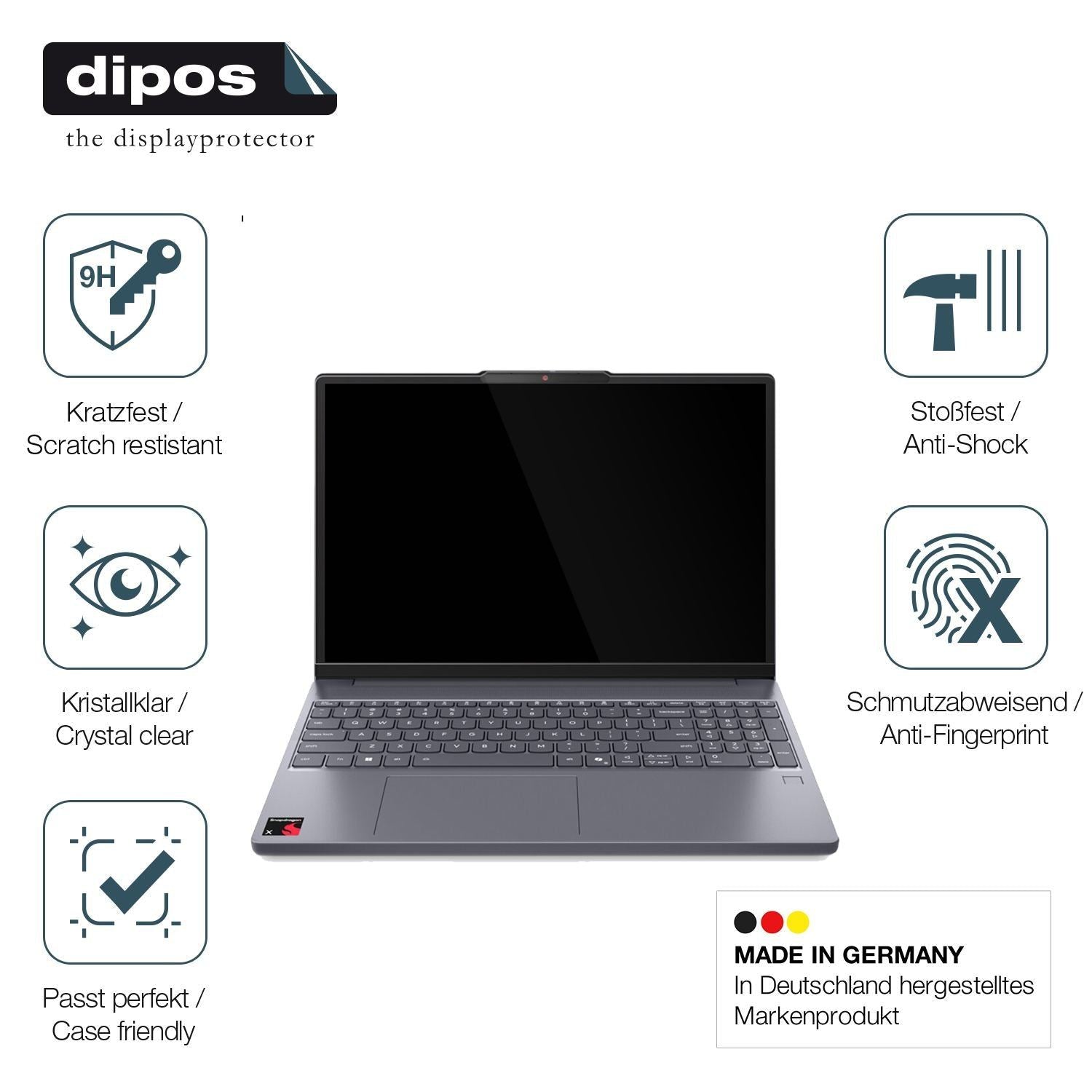 2x 9H Schutzfolie für Lenovo IdeaPad Slim 3x Panze (7)