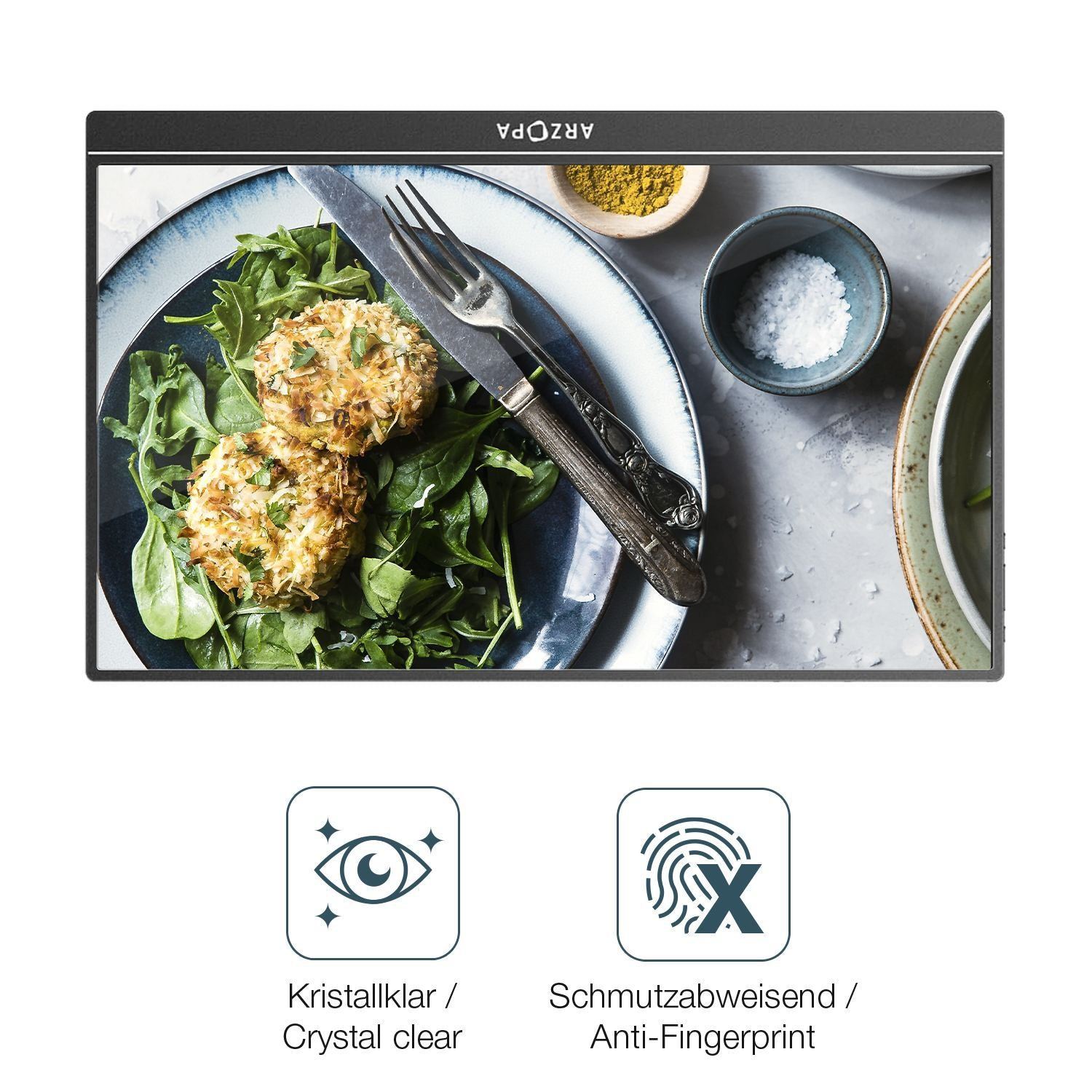 2x Schutzfolie klar für Arzopa Z1RC 16 Zoll Displa (4)