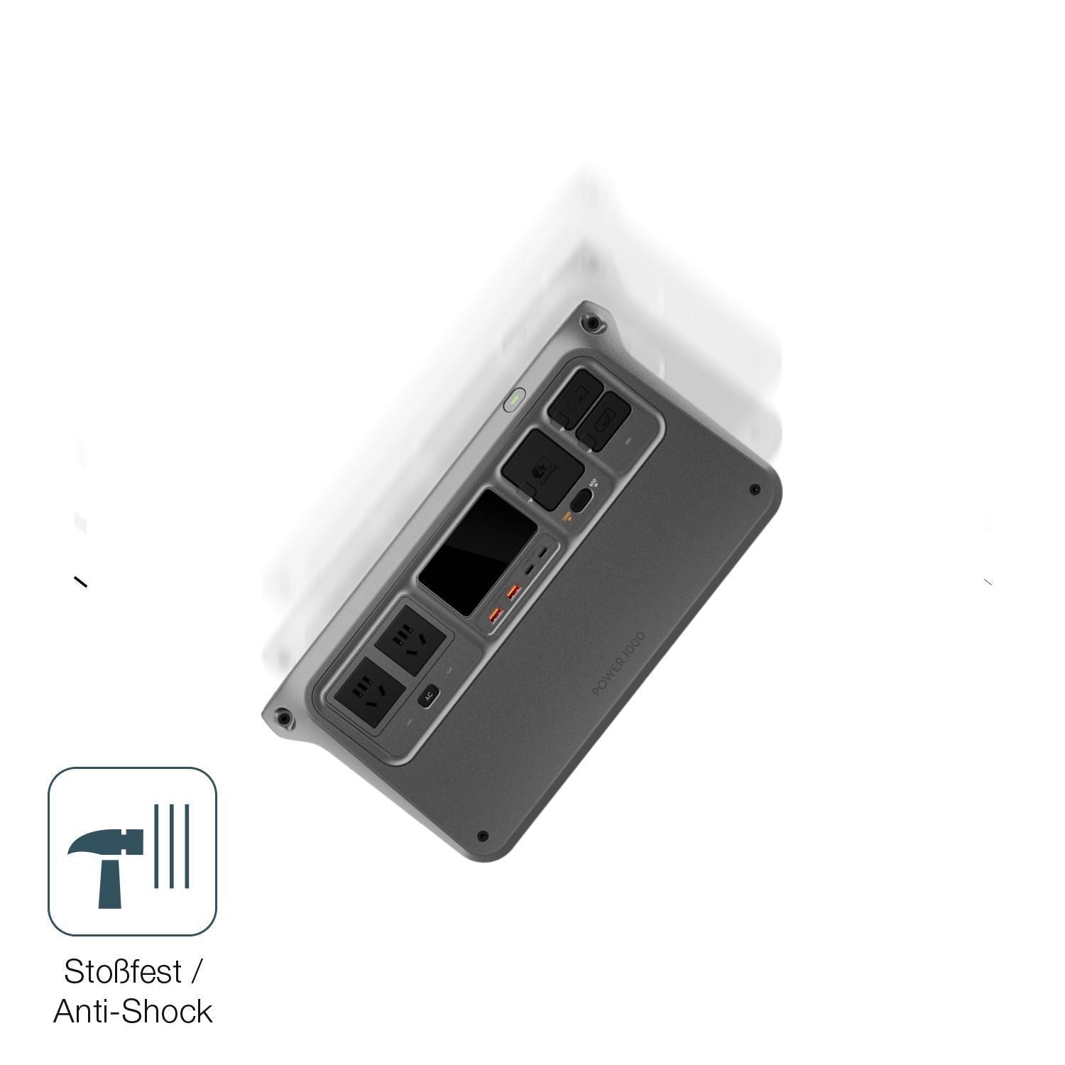 2x 9H Schutzfolie für DJI Power 1000 Panzerfolie (4)