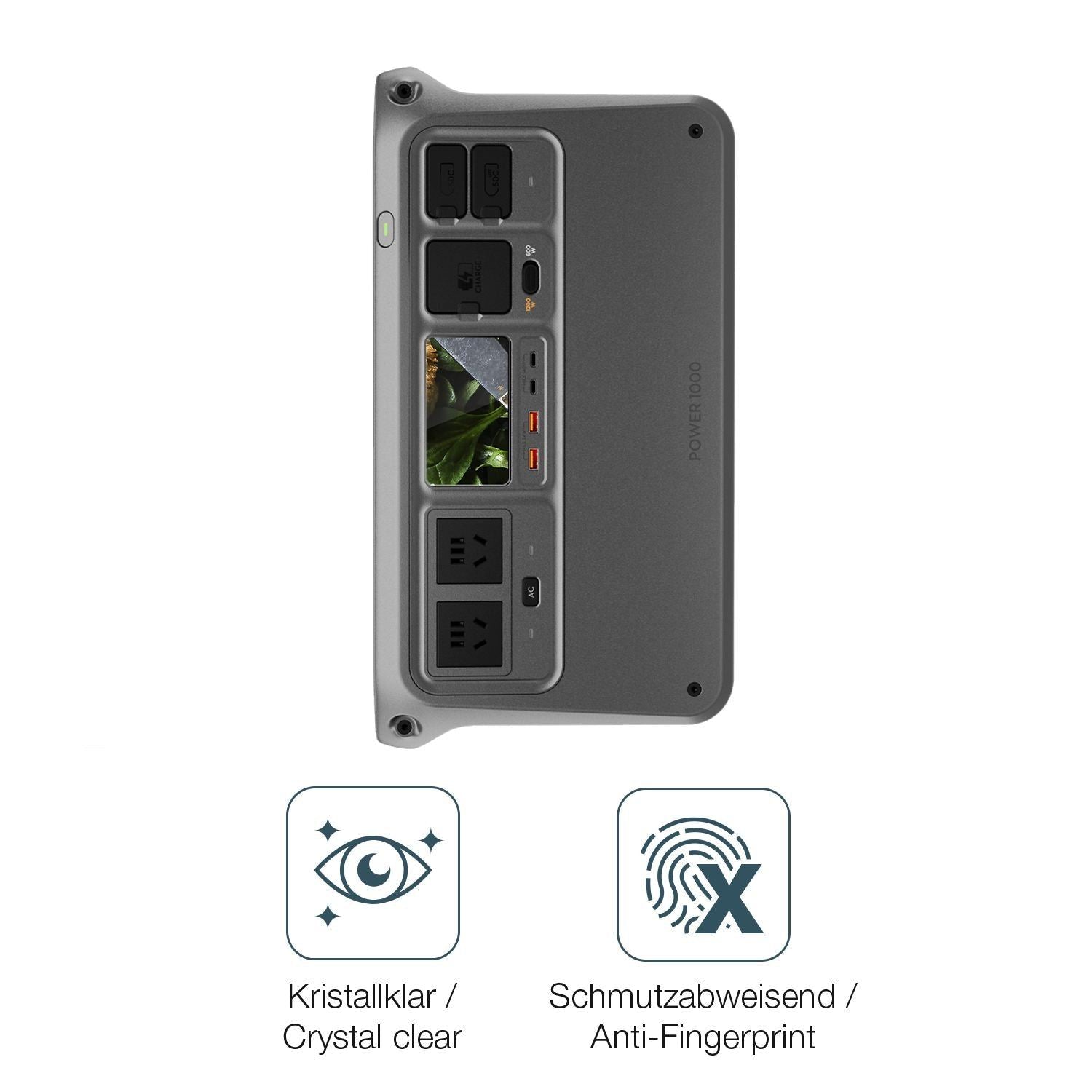 2x 9H Schutzfolie für DJI Power 1000 Panzerfolie (5)
